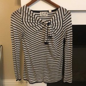 Anthropologie Field of Flowers knit top size small